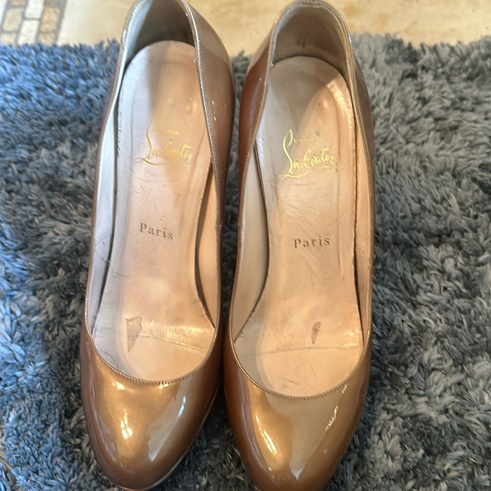 Christian Louboutin heels size 38 in worn but good condition!